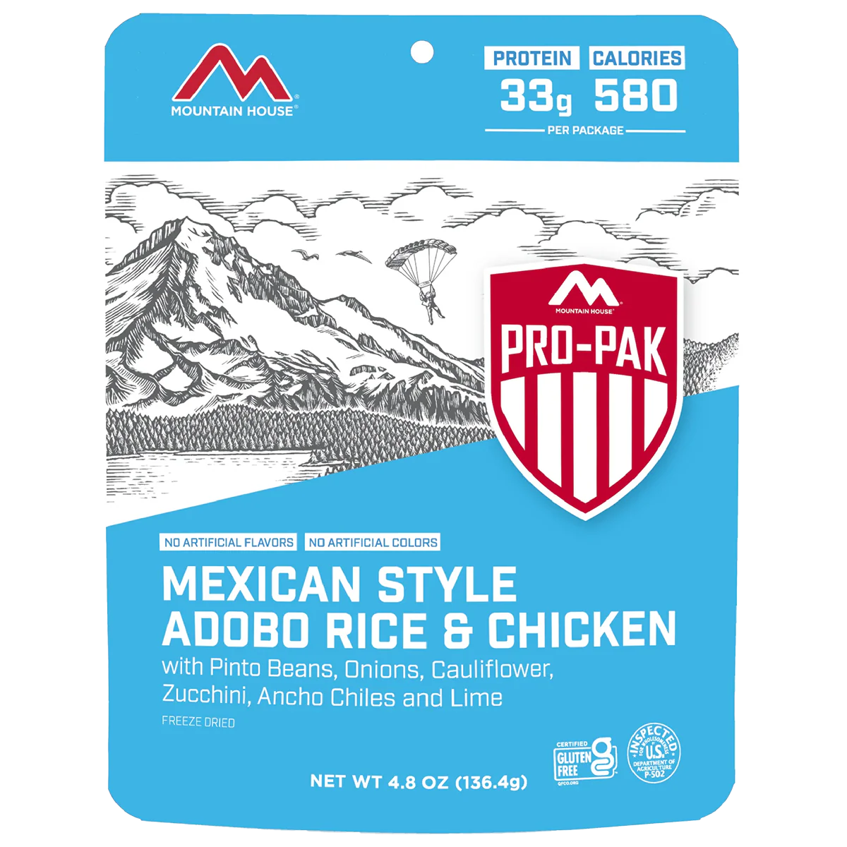 Mexican Adobo Rice Chicken Gluten Free Pro Pak