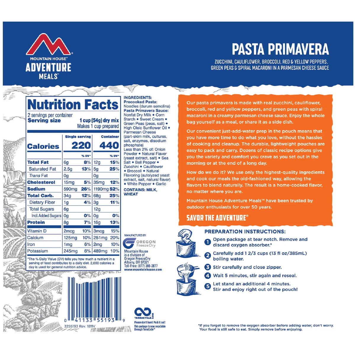 Pasta Primavera (2 Servings) - Image 2