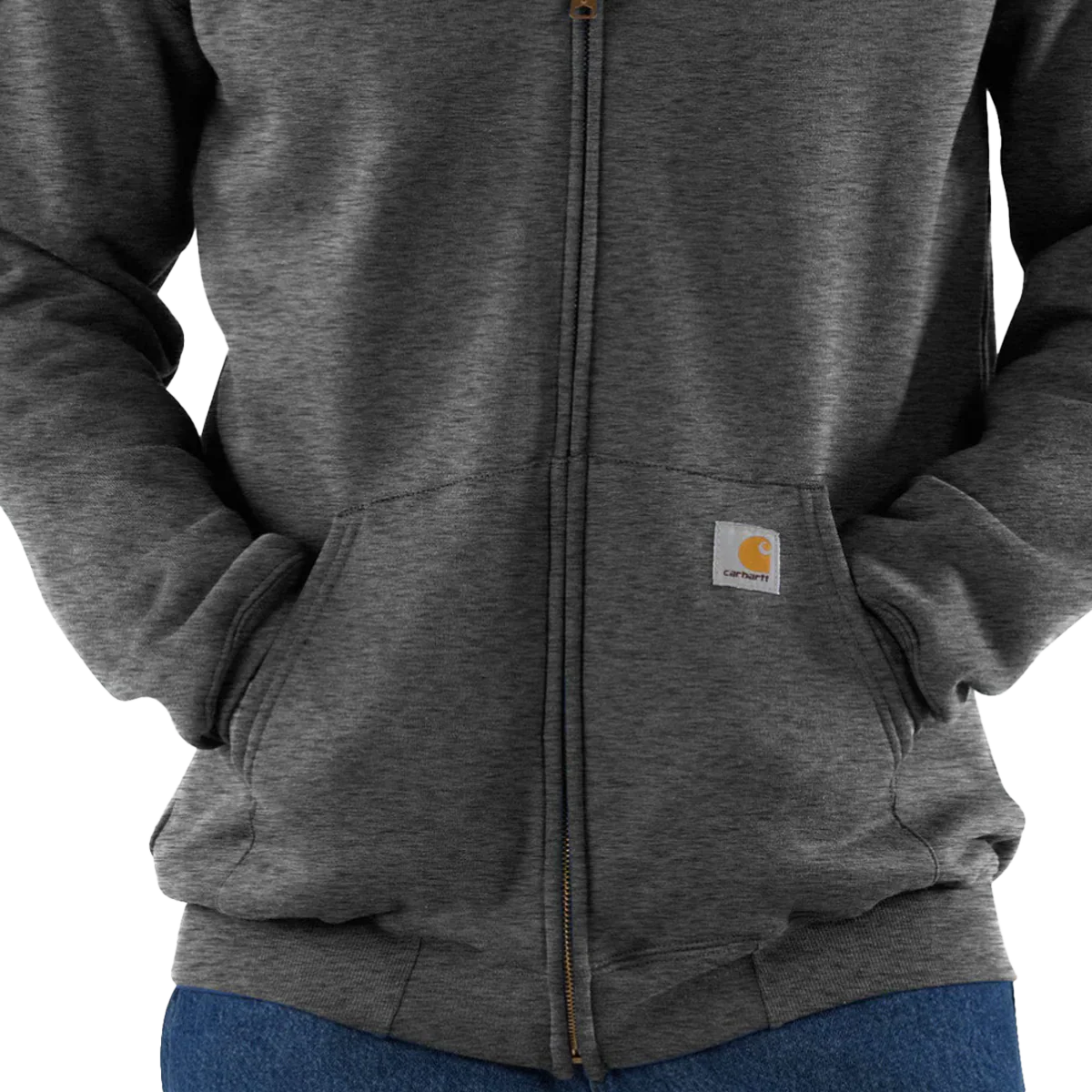 Men's Midweight Full Zip Hoodie - Image 2