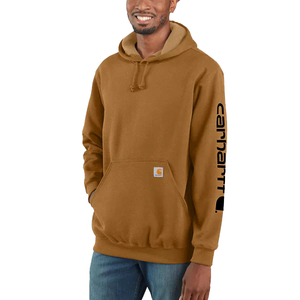 Men's Midweight Logo Hoodie - Image 3