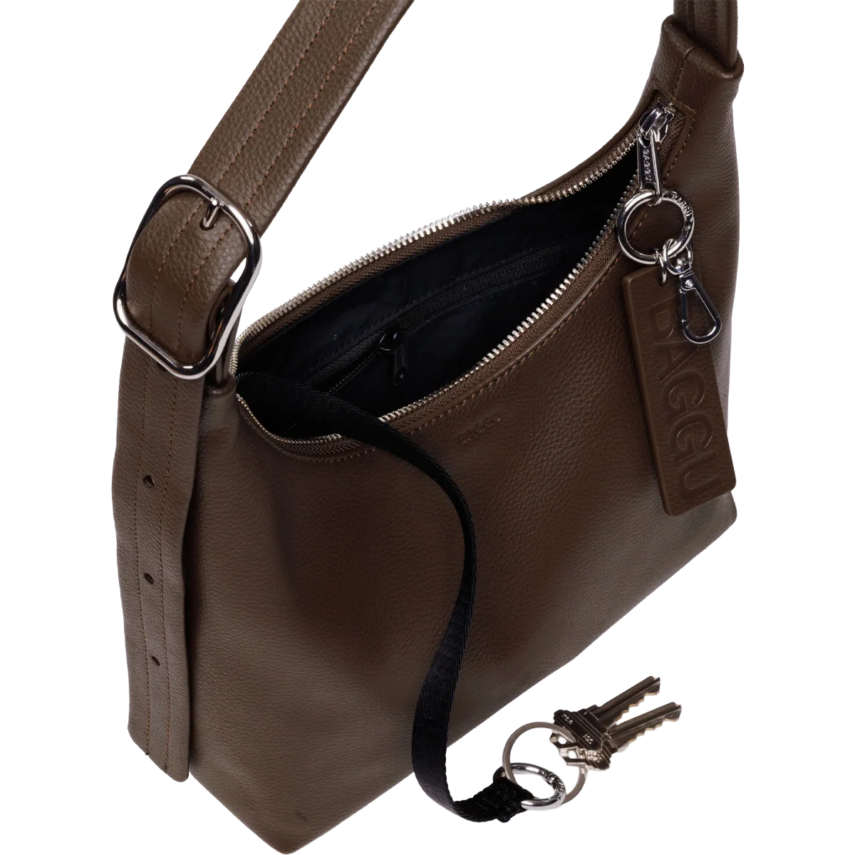 Mini Recycled Leather Shoulder Bag - Image 4