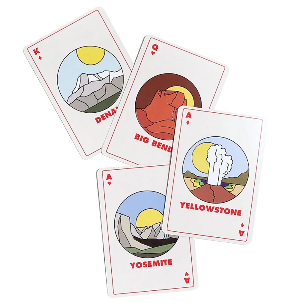 Minimalist National Park Playing Cards - Image 2