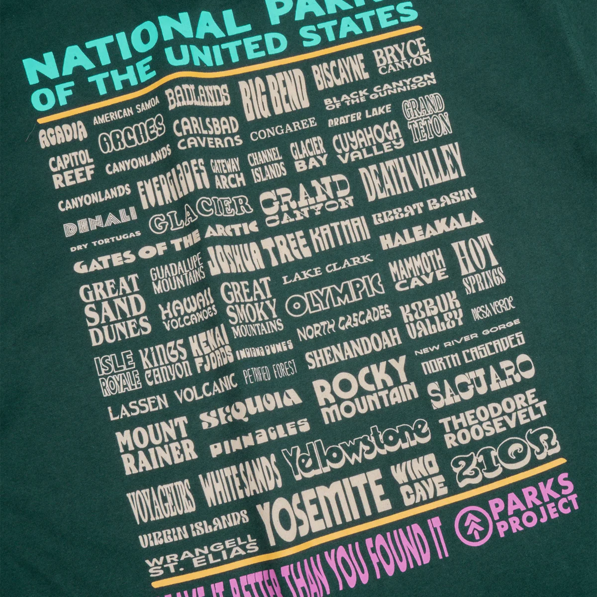Men's National Parks Lineup Pocket Tee - Image 5
