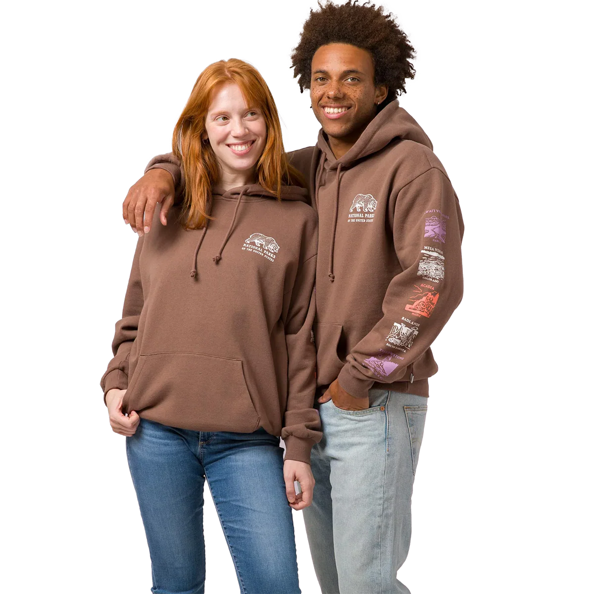 National Parks Pictograms Fill In Hoodie - Image 3