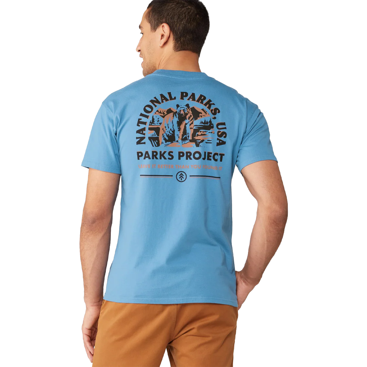 Men's National Parks USA Grizzly Tee - Image 4