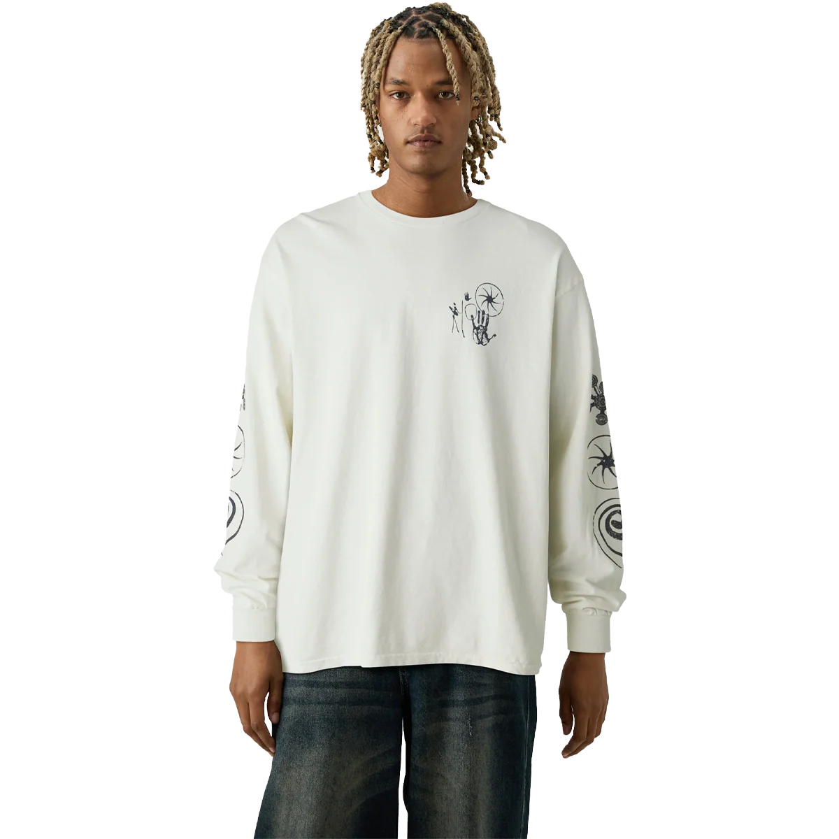 Men's Nature Drawing Long Sleeve - Image 2