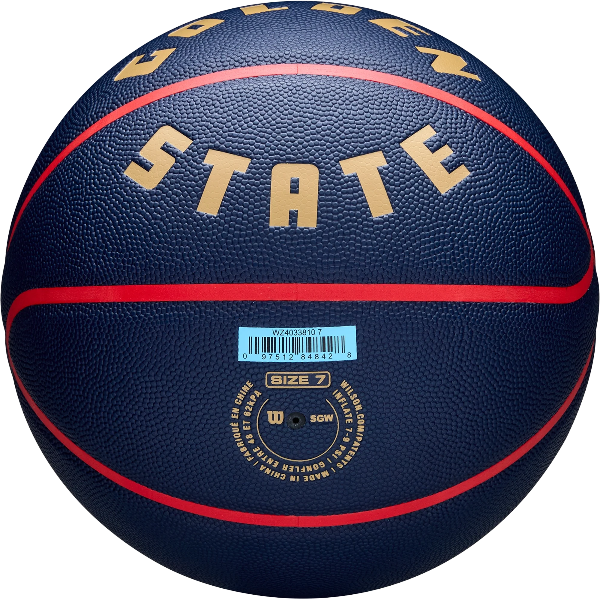 NBA Team City Collector Warriors Basketball - 29.5" - Image 5