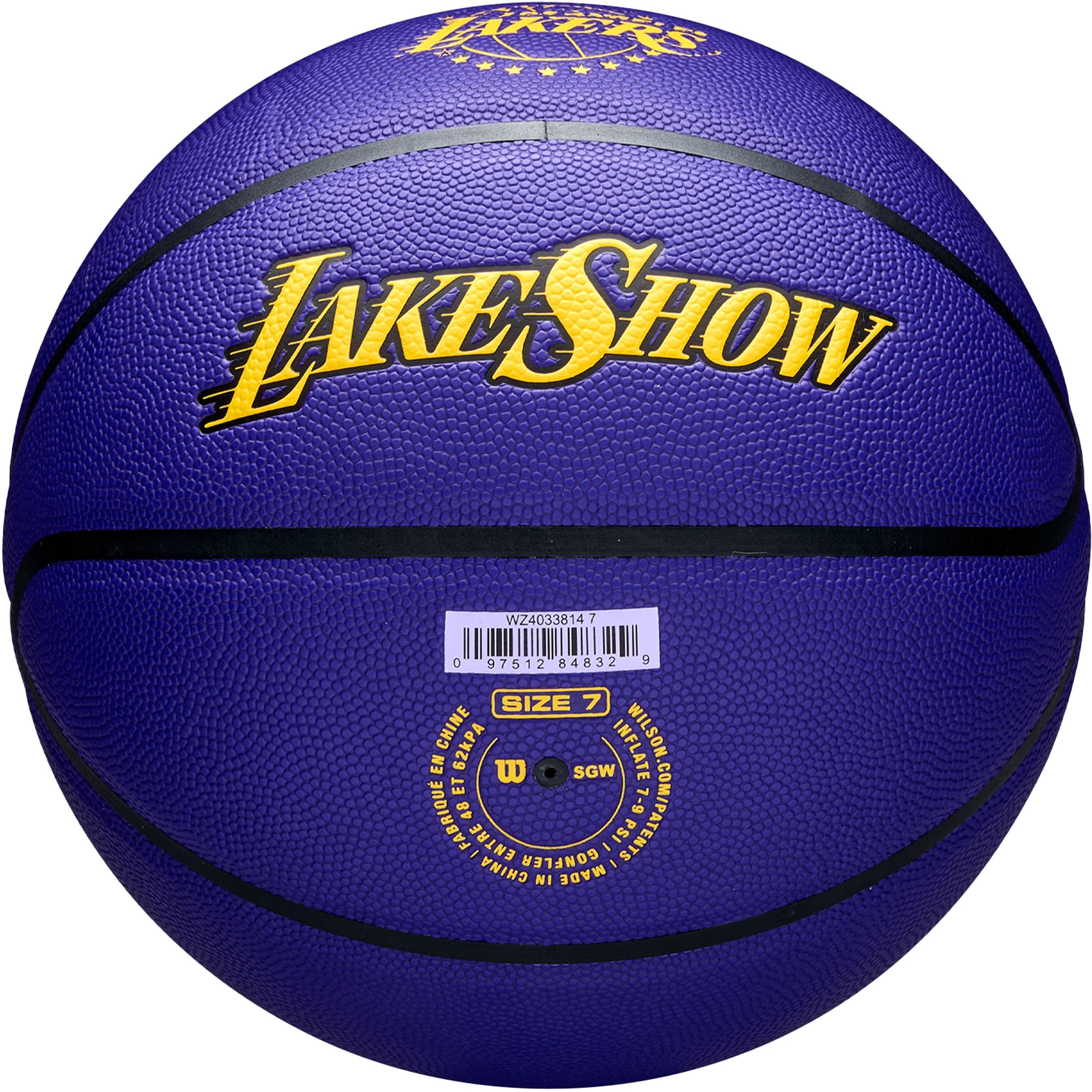 NBA Team City Collector Lakers Basketball - 29.5" - Image 5