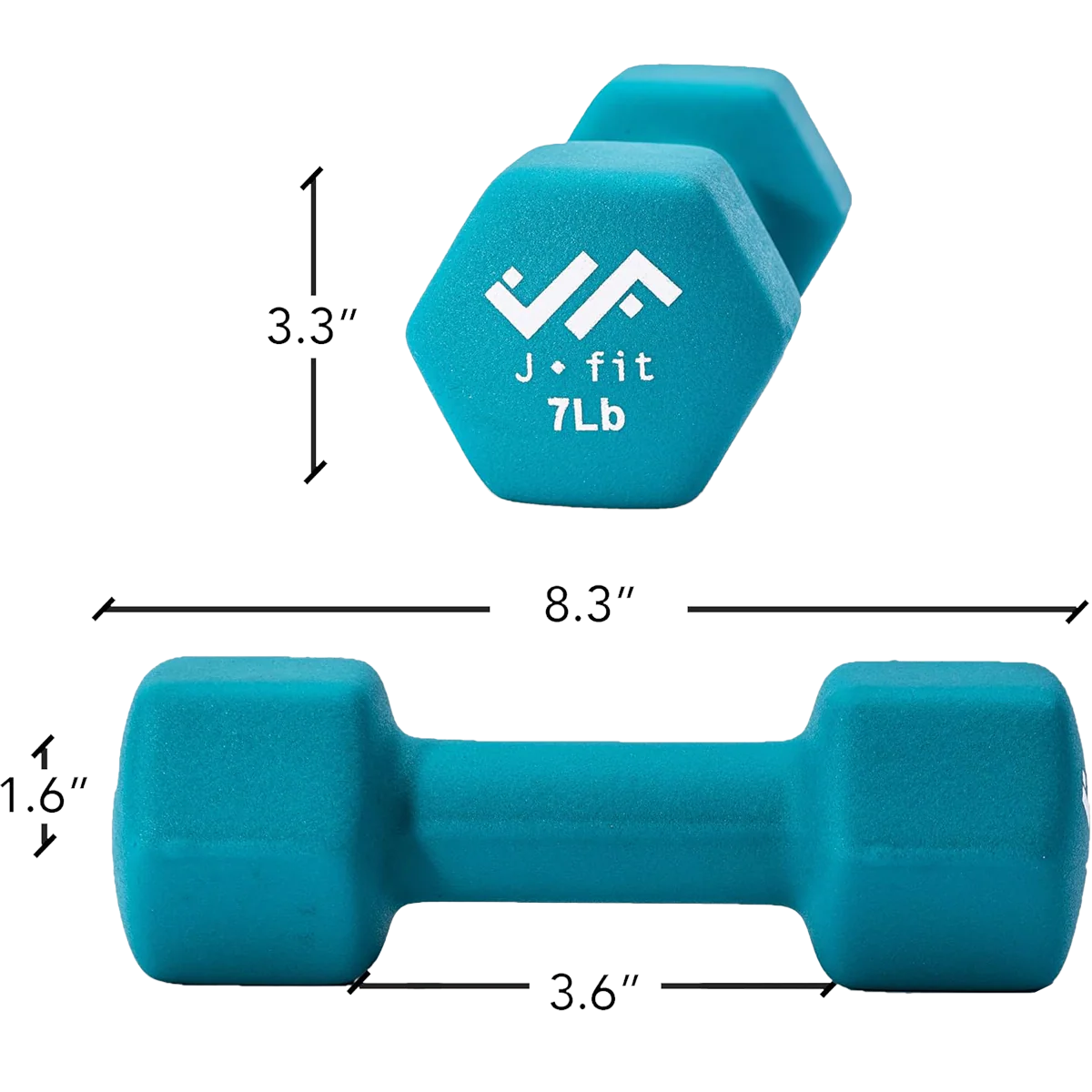 Neoprene Dumbbell 7 lb - Image 3