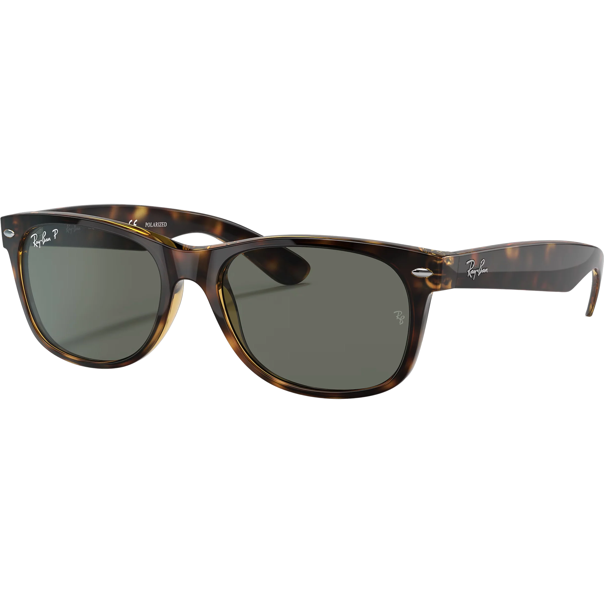 New Wayfarer M - Tortoise/Crystal Green Polarized - Image 2