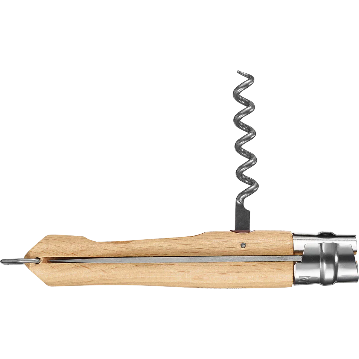 No.10 Corkscrew Stainless Steel Folding Knife with Bottle Opener - Image 4