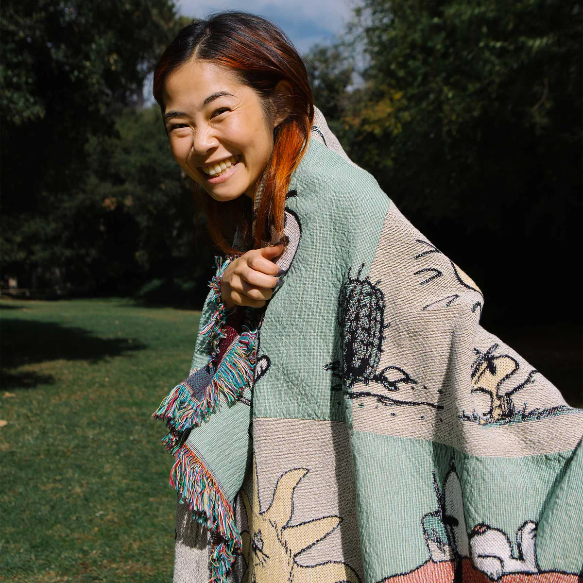 Peanuts x Parks Project Woven Blanket - Image 2