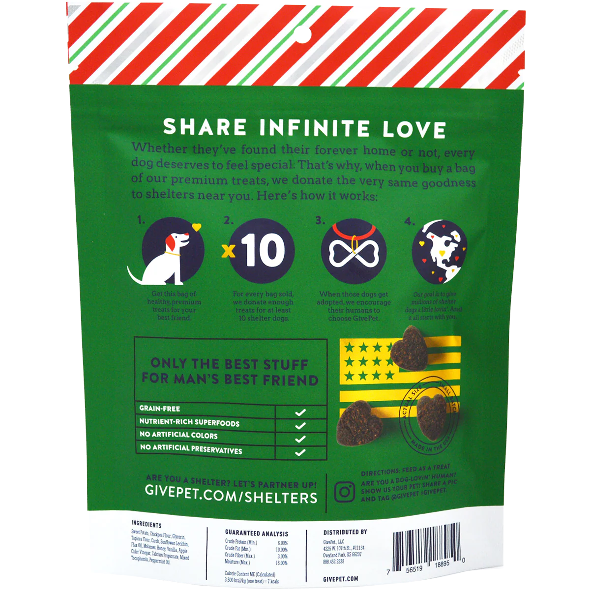 Peppermint Bark Soft Training Dog Treats - Image 3