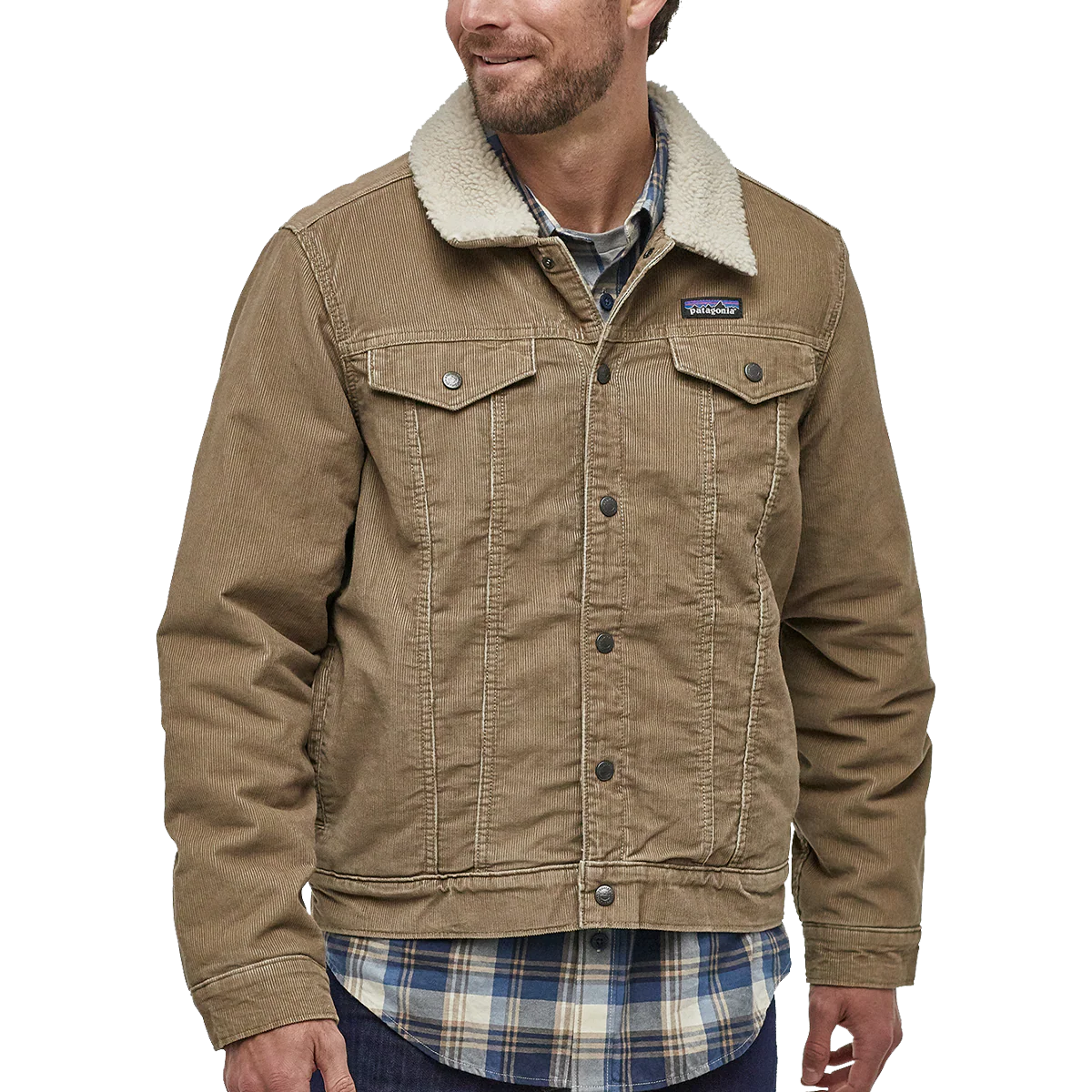 Men's Pile Lined Trucker Jacket - Image 2