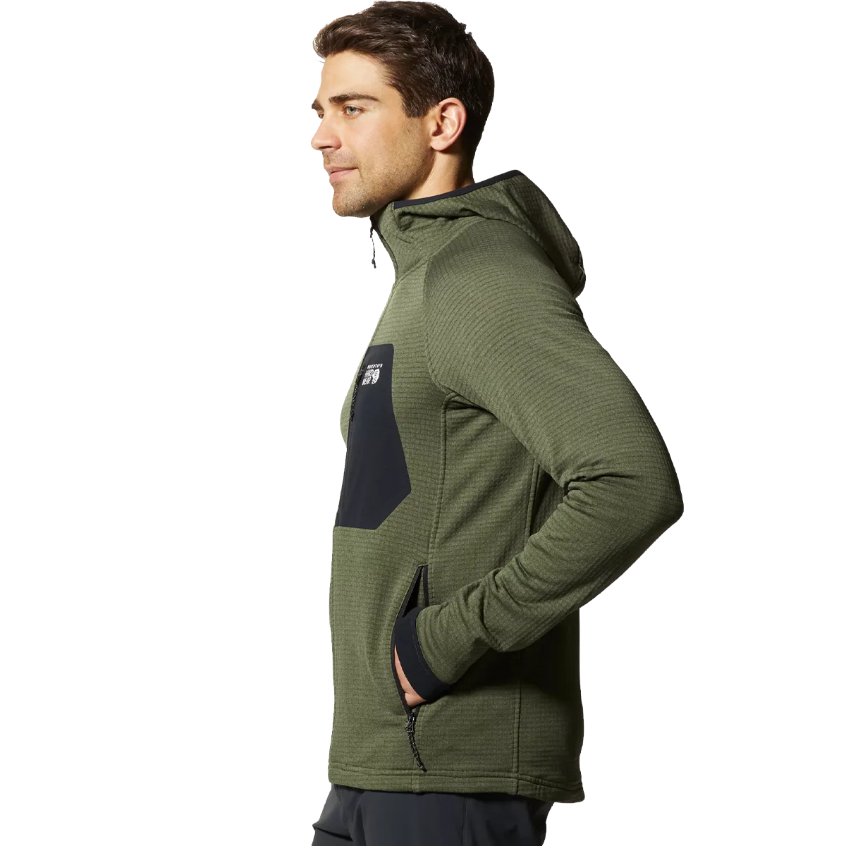 Men's Polartec Power Grid Full Zip Hoody - Image 3