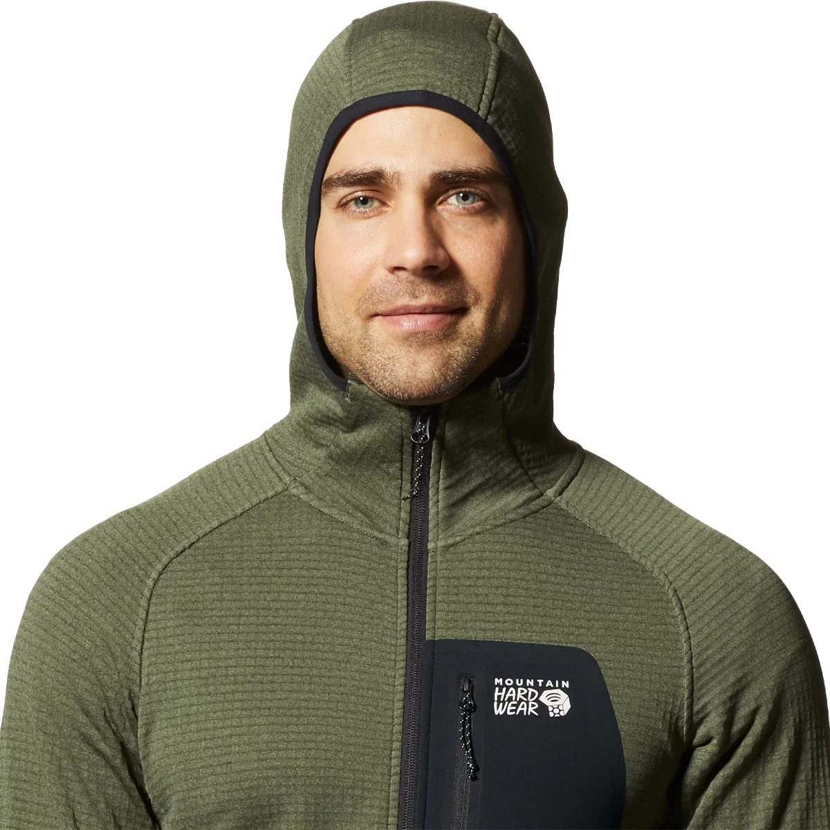 Men's Polartec Power Grid Full Zip Hoody - Image 4