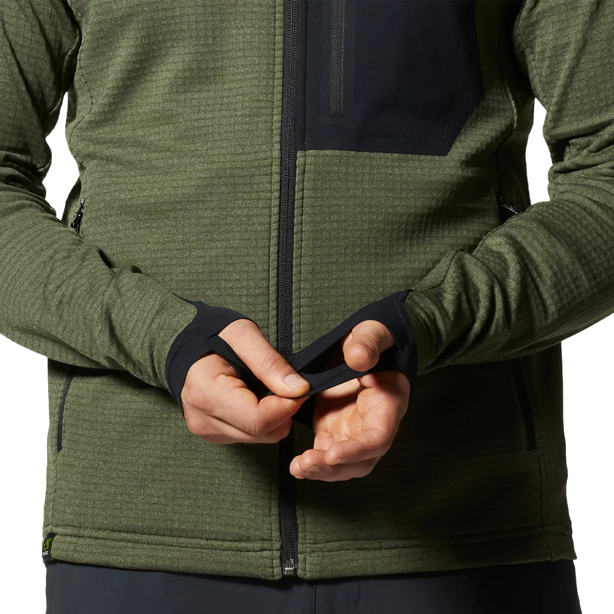Men's Polartec Power Grid Full Zip Hoody - Image 5