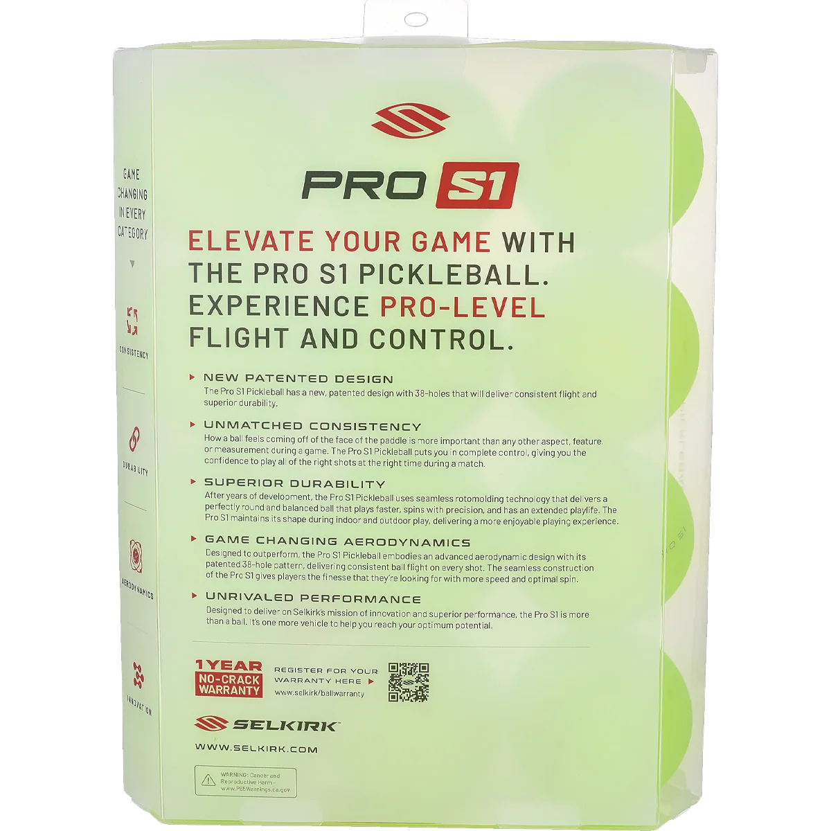 Pro S1 Pickleball (12 Pack) - Image 5