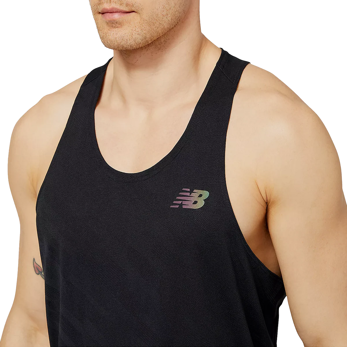 Men's Q Speed Jacquard Singlet - Image 4