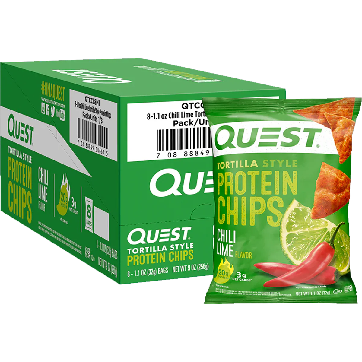Tortilla Style Protein Chips 1.1oz - Image 4