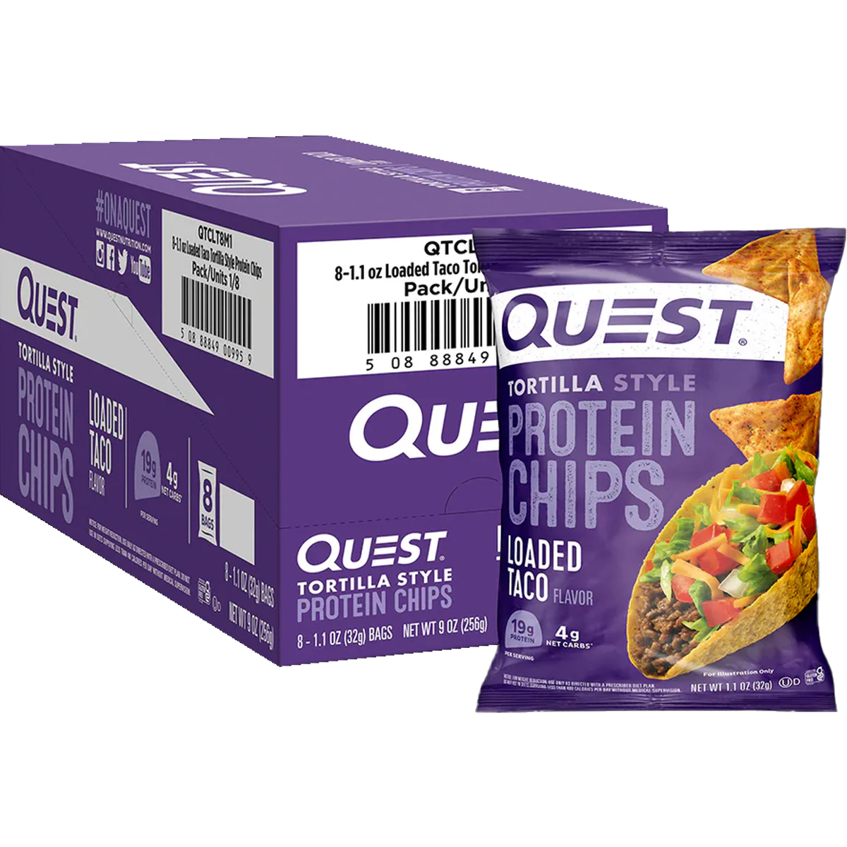 Tortilla Style Protein Chips 1.1oz - Image 6