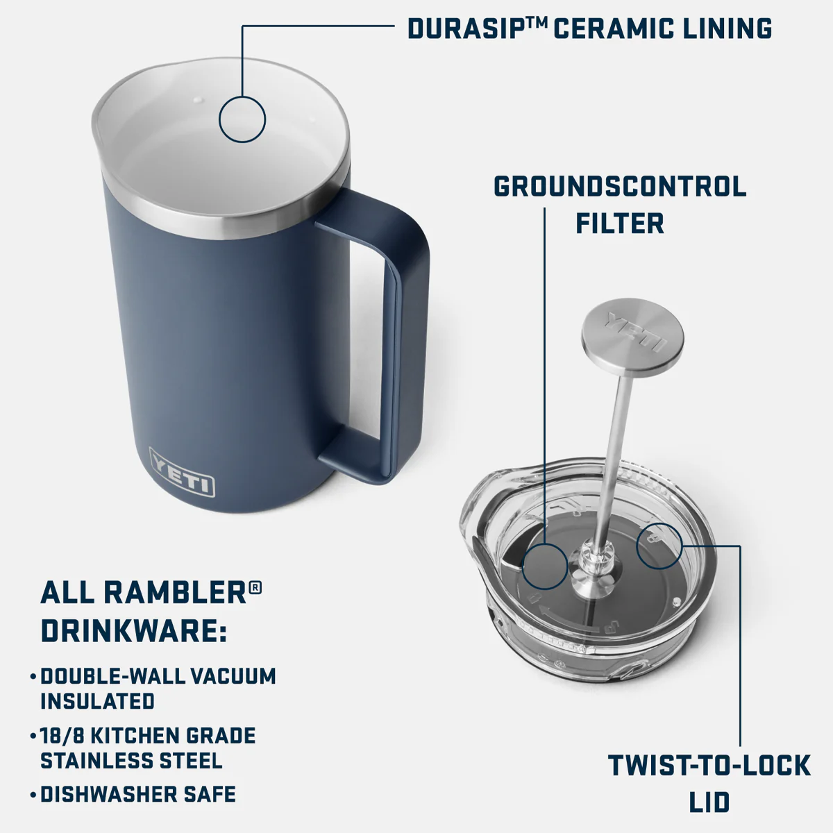 Rambler 34 oz French Press - Image 6