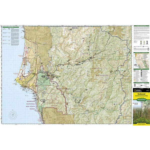 Redwood National and State Parks Map - Image 2
