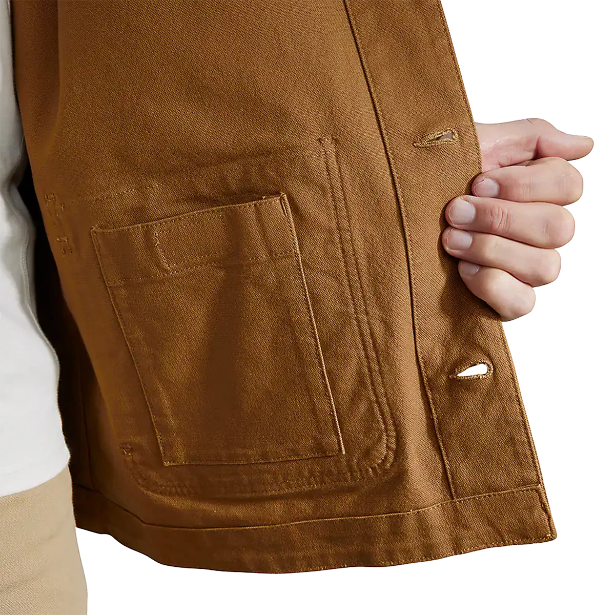 Men's Rugged Flex Duck Loose Fit Chore Coat - Image 4