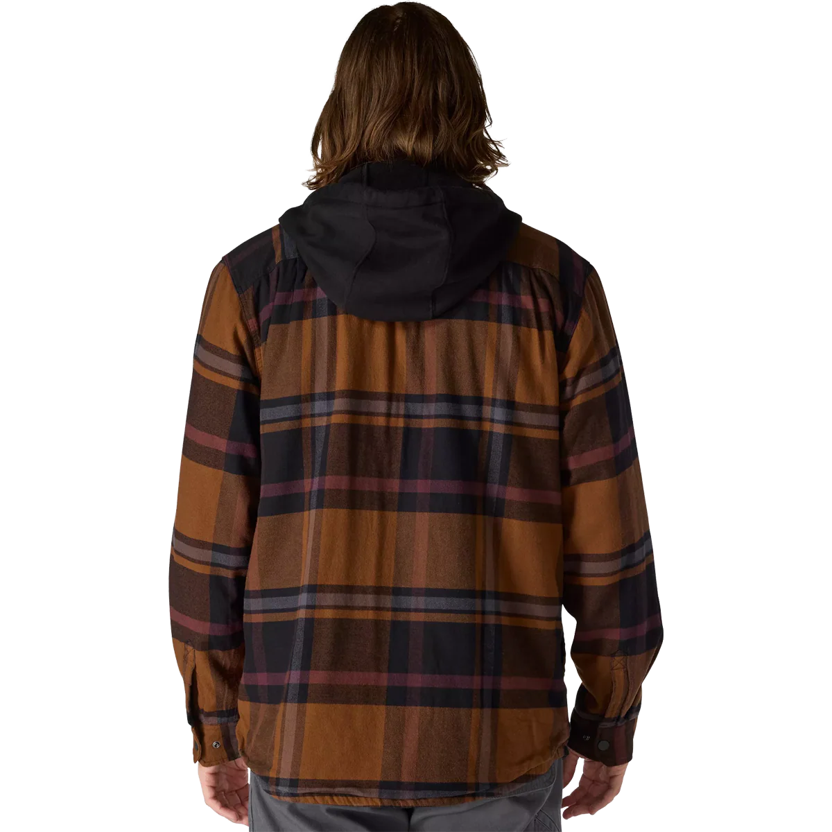 Carhartt Men's Relaxed Fit Flannel Fleece-Lined Shirt Jacket - Image 3
