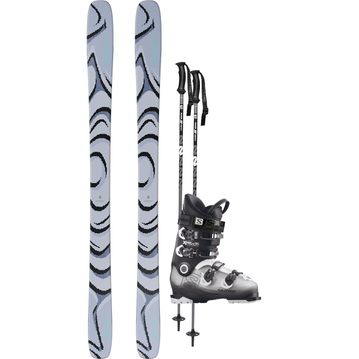Salomon QST 100 Demo Ski Package