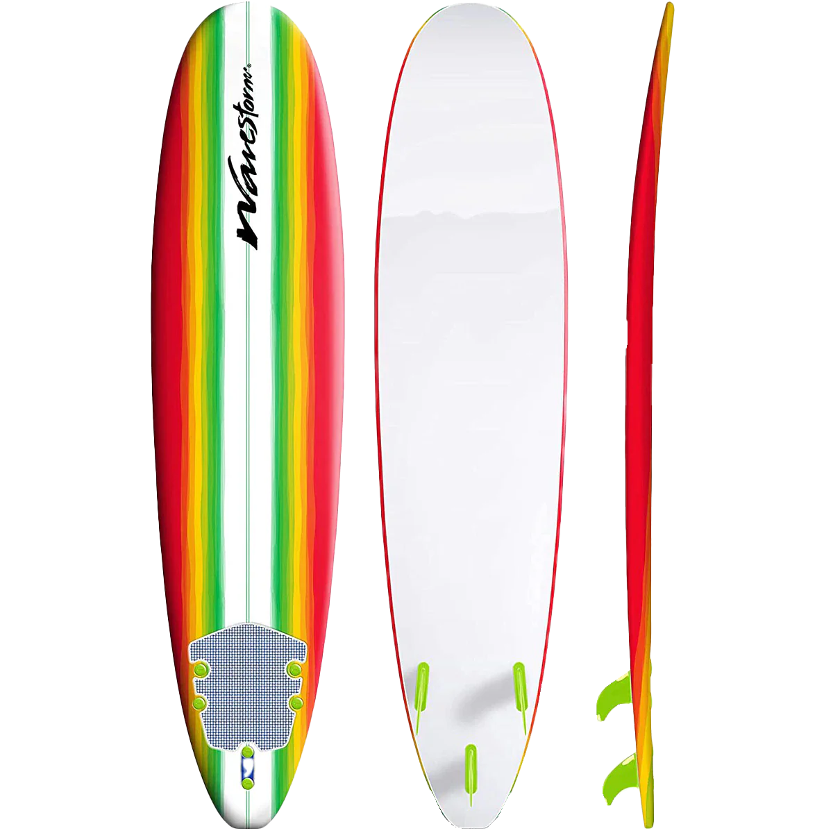 Wavestorm 8ft Classic Surfboard w/ leash