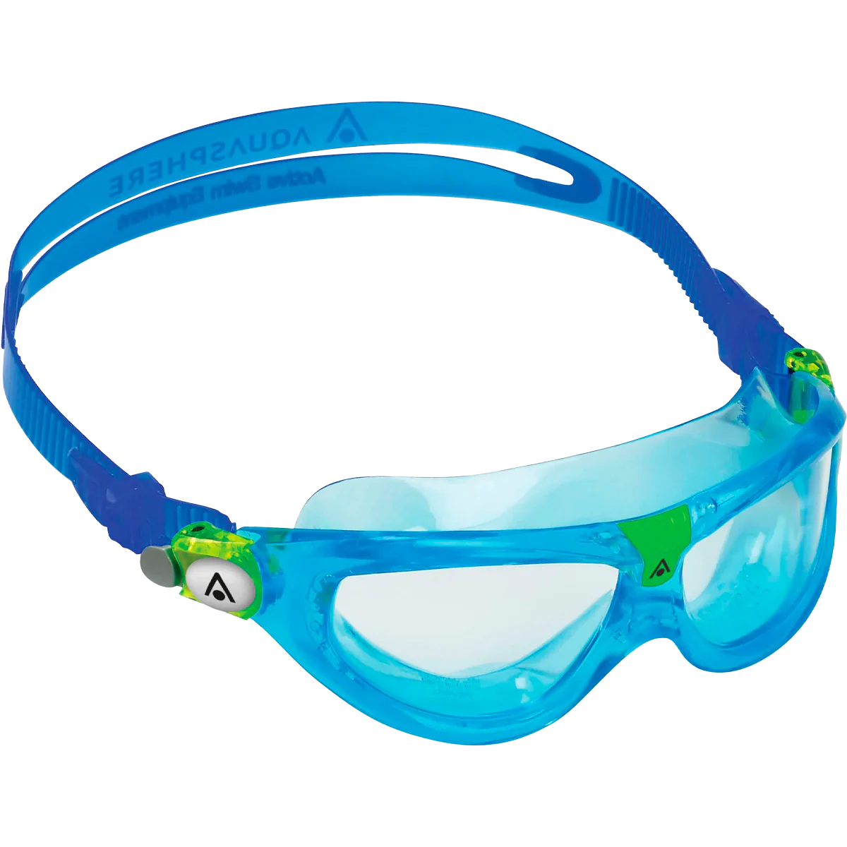 Youth Seal Kid 2 - Aqua/Lime Clear