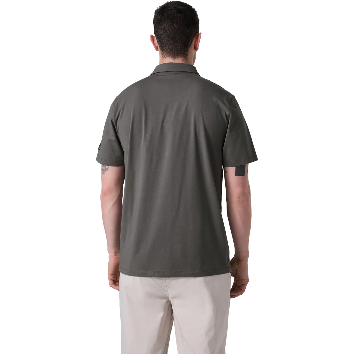 Men's Short Sleeve Feather Polo - Image 3