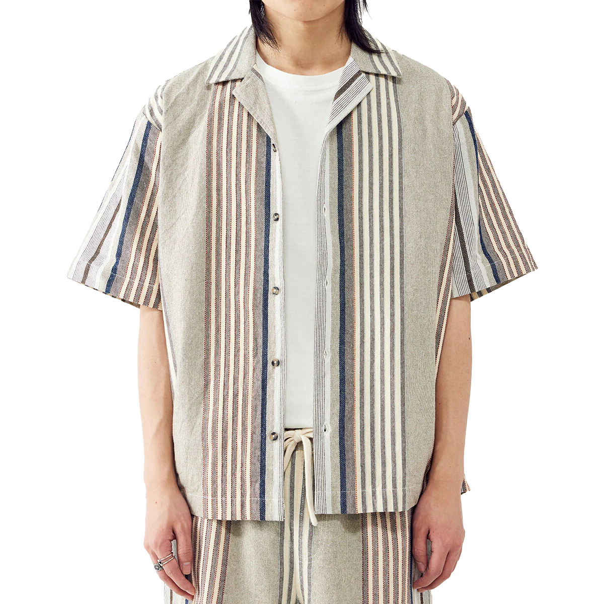 Men's Stripe Revere Shirt