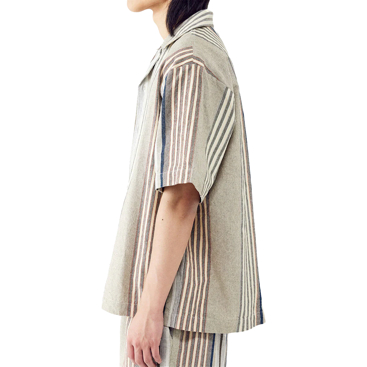 Men's Stripe Revere Shirt - Image 3