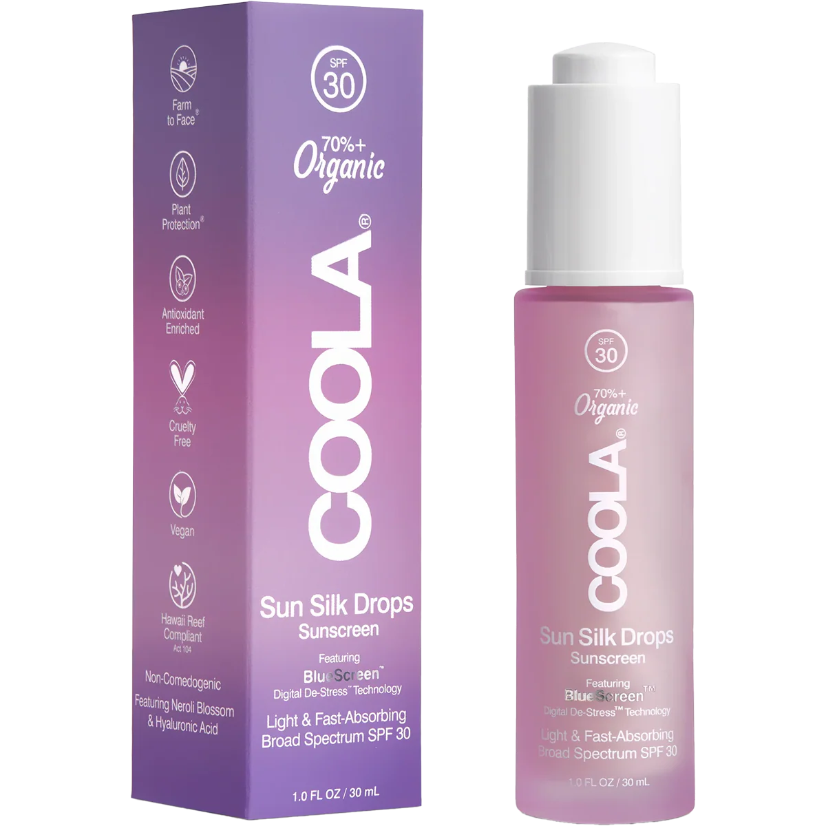 Sun Silk Drops Organic Face Sunscreen SPF 30