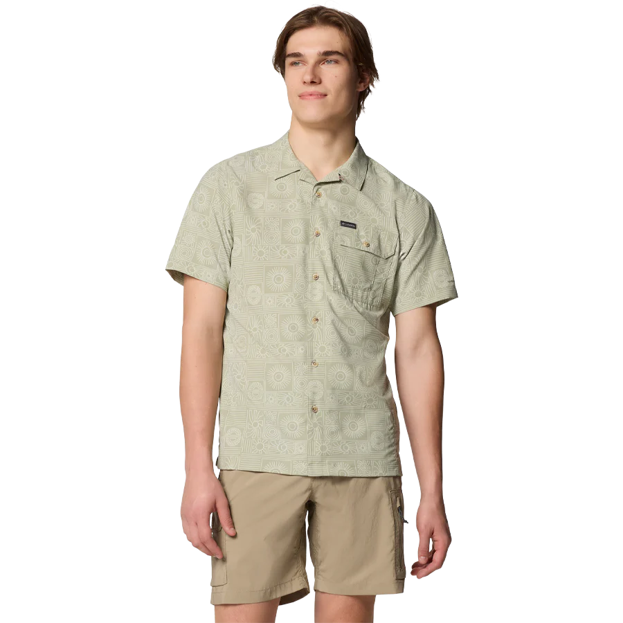 Men's Tech Trail Utility Print Woven Short Sleeve Shirt - Image 6