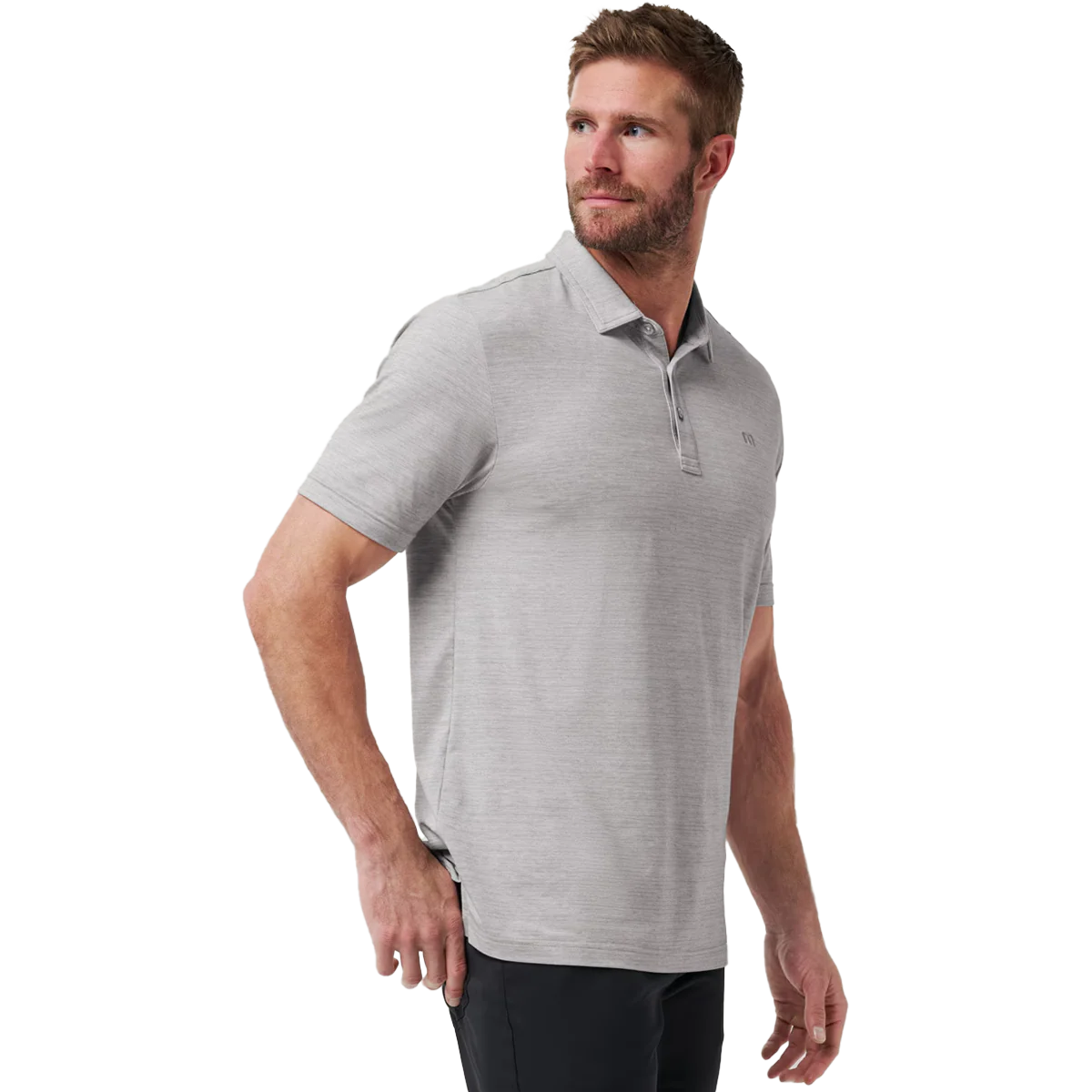 Men's Heater Polo - Image 3