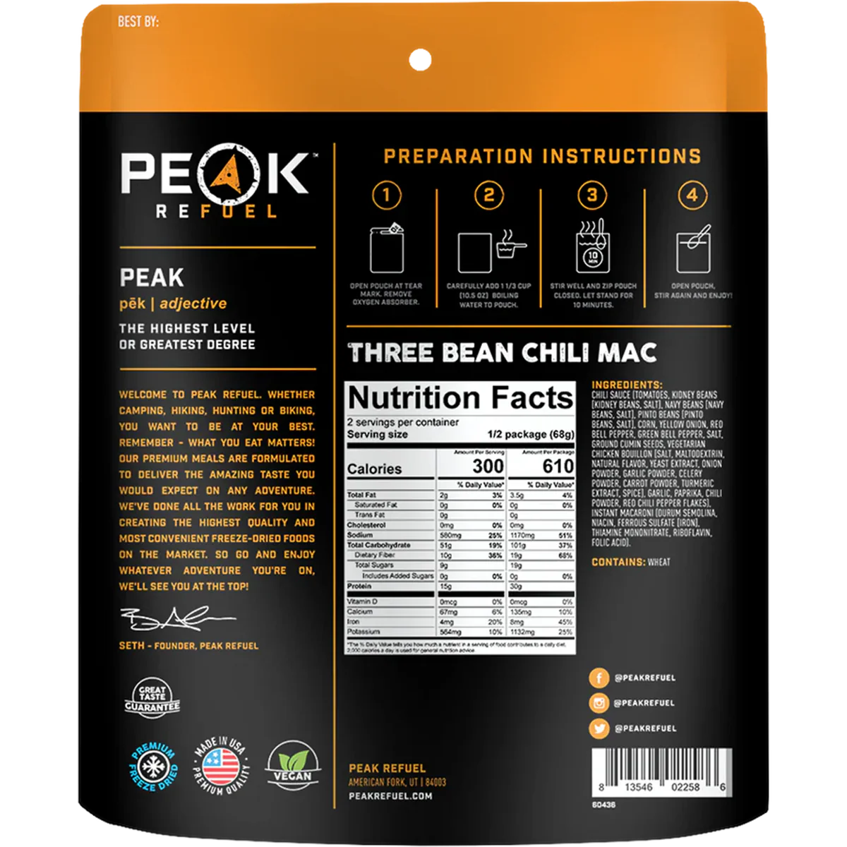 Three Bean Chili Mac (2 Servings) - Image 2