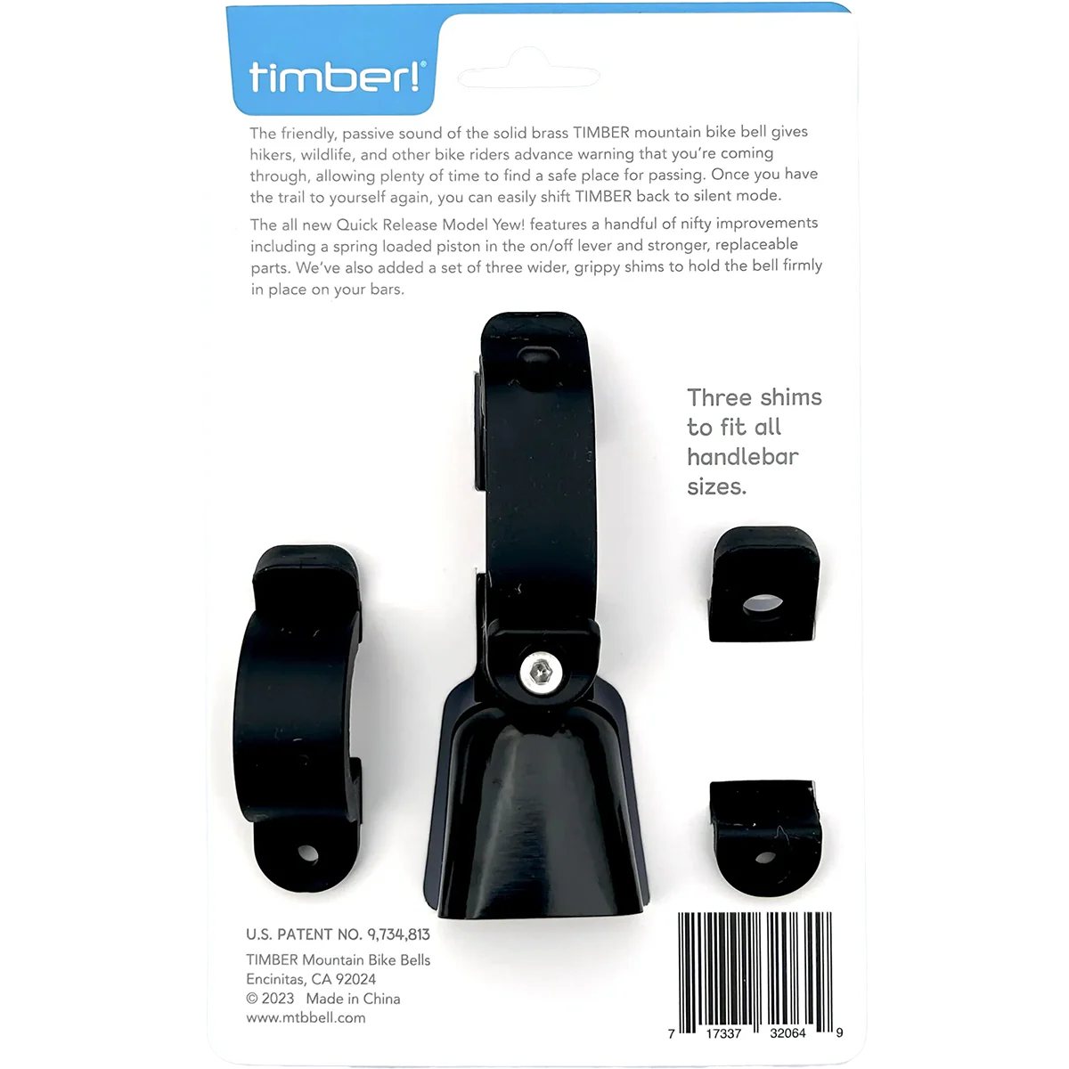 Timber MTB Bell Yew! - Quick Release Mount - Image 6