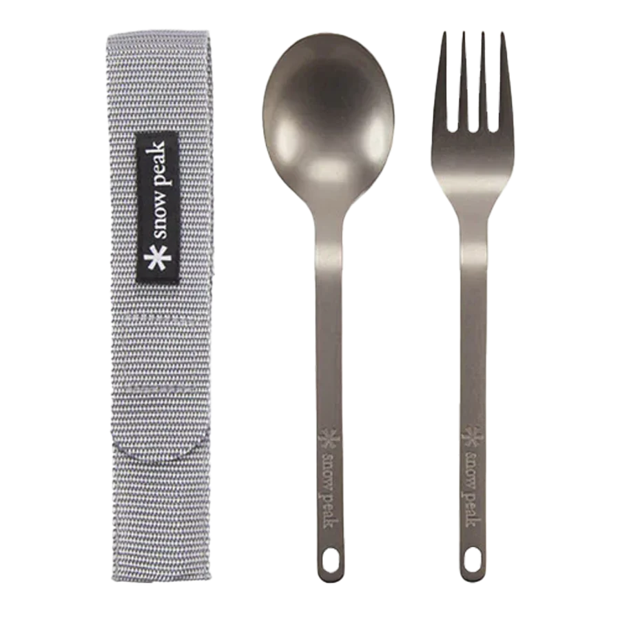 Titanium Fork & Spoon Set
