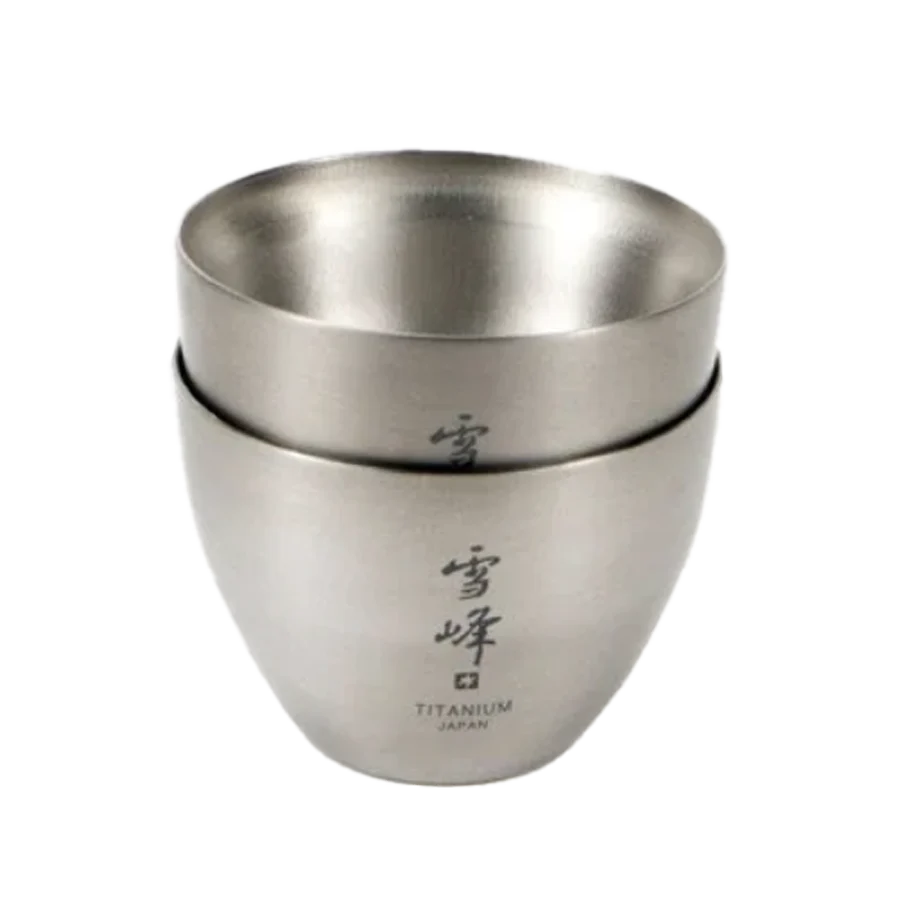 Titanium Sake Double Wall Cup - Image 3