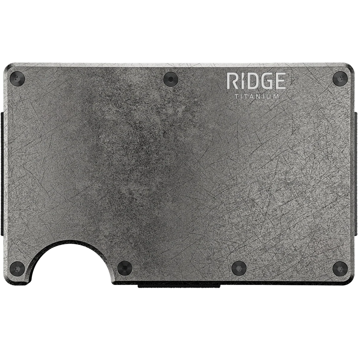 Titanium Wallet with Cash Strap