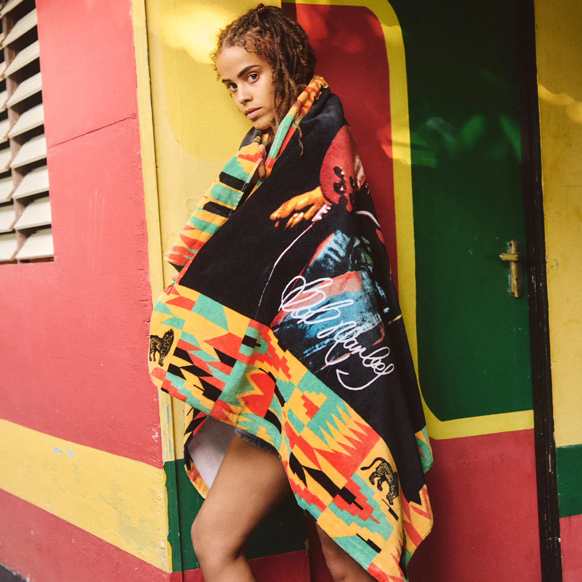 Bob Marley x Slowtide Trenchtown Beach Towel - Image 4
