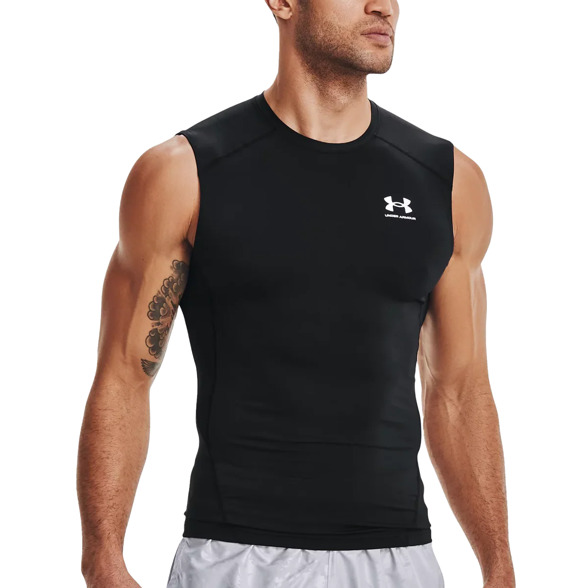 Men's HeatGear Armour Sleeveless - Image 2