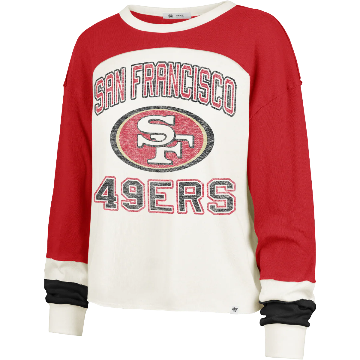 Women's 49ers Double Header Curve Toni Long Sleeve