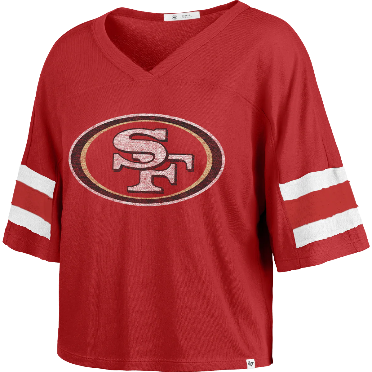 Women's 49ers Premier Scout Crop Tee