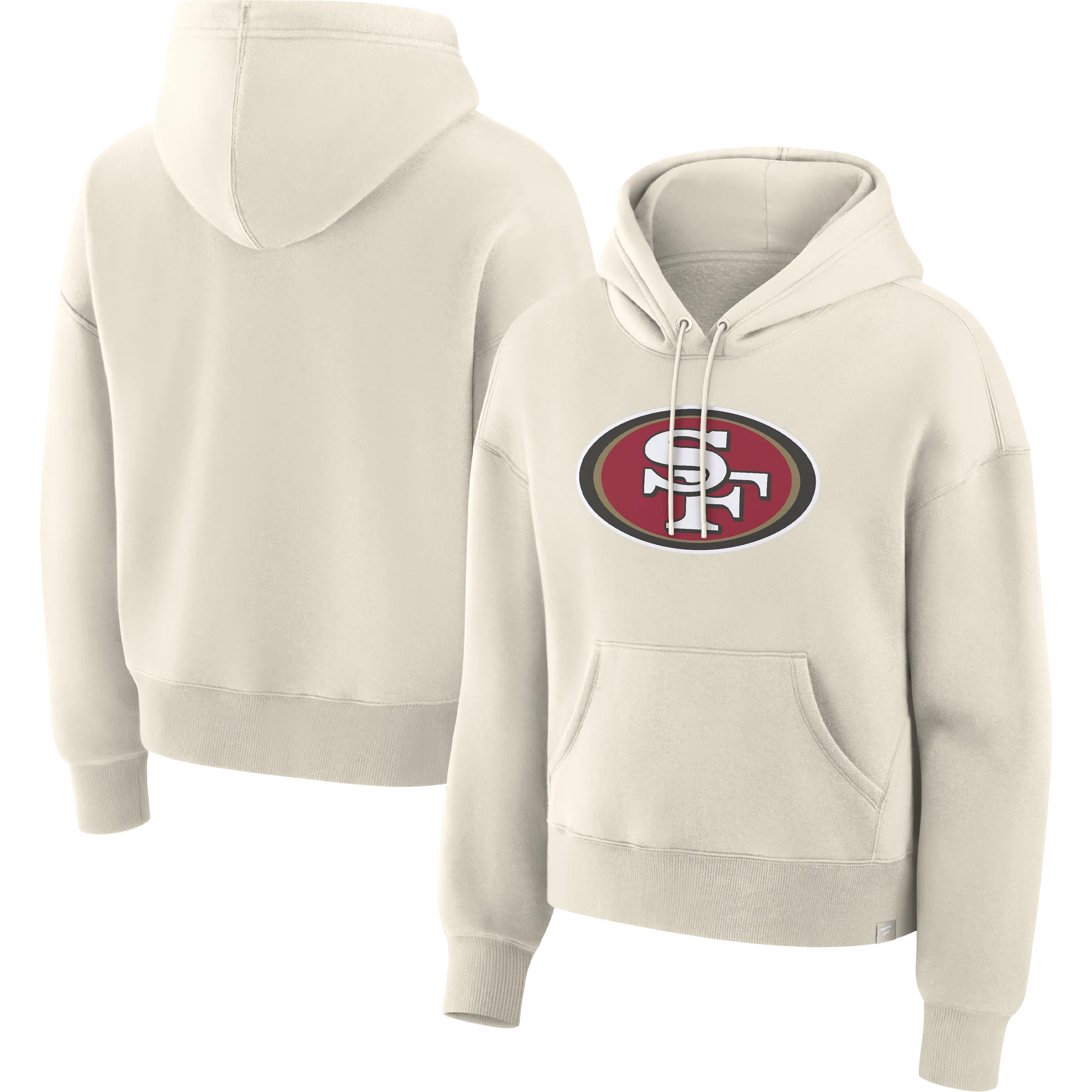 Women's 49ers Primary Logo Legacy Fleece Hoodie - Image 3