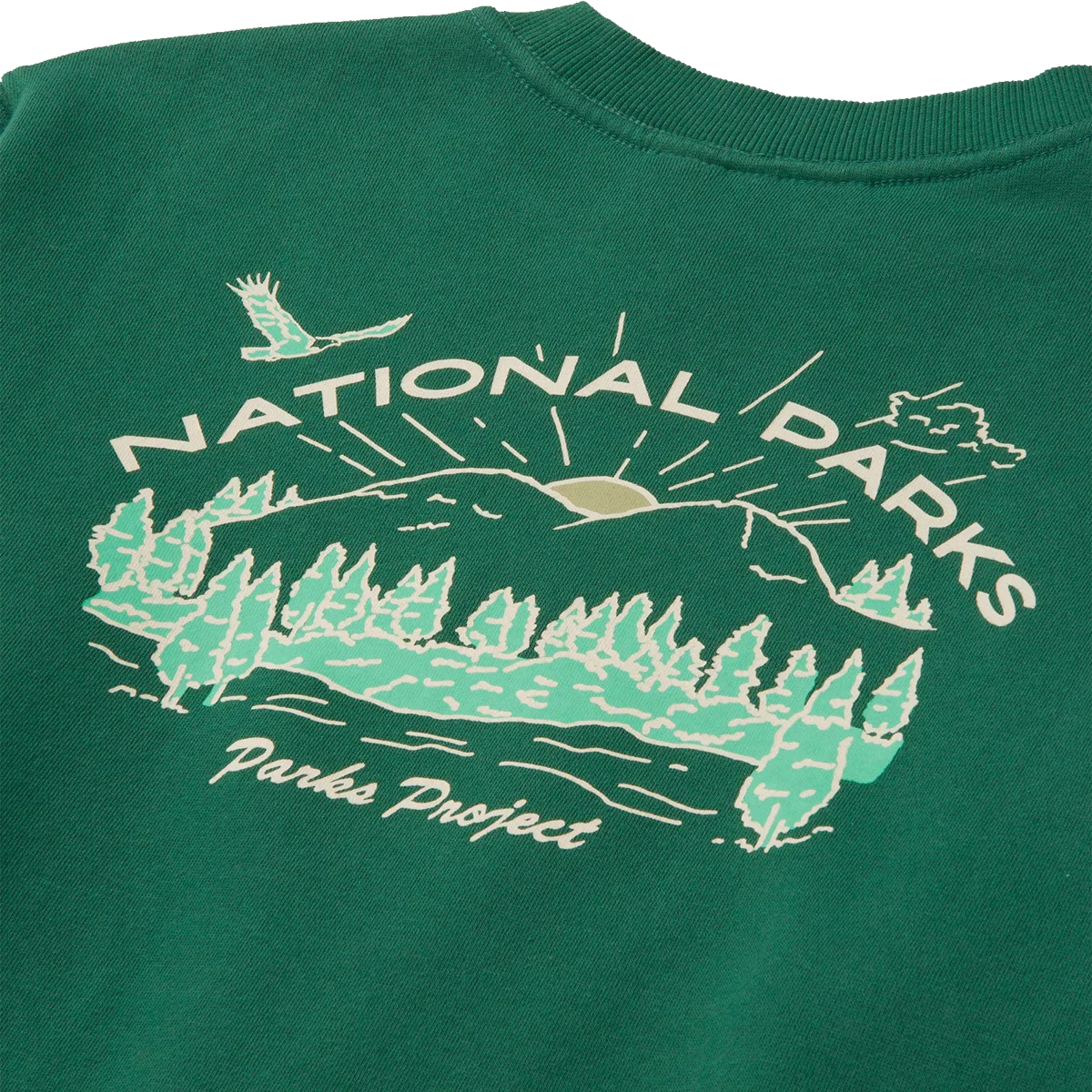 Women's National Parks Sunrise Cropped Crew - Image 5