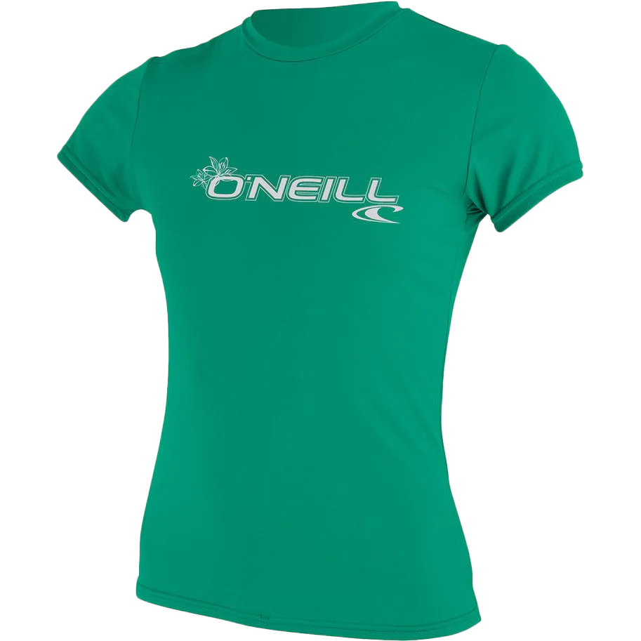 Women's Basic Skins 50+ Short Sleeve Sun Shirt - Image 2